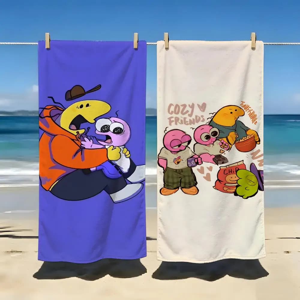 Asciugamano Anime S-Smiling F-Friends, coperta da spiaggia, per viaggi, palestra, doccia, lusso, leggero, campeggio, piscina