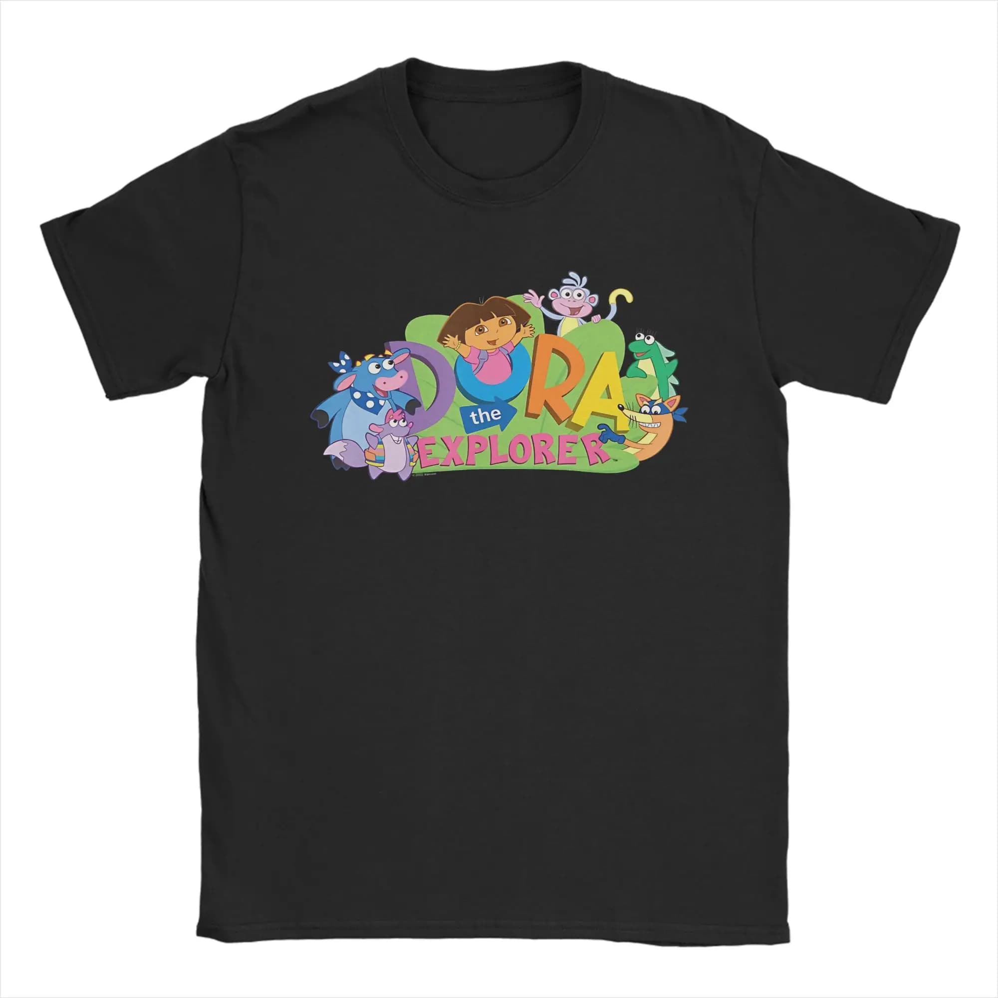 Dora l'esploratore Avventura e stivali T-shirt estiva per uomo T-shirt design hipster maniche corte Street Style Top Tees