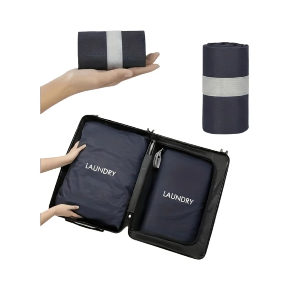 Waterproof Travel Clothes Storage Bag Solid Color Moisture Proof Clothes Bag High-End Sensation Laundry Storage Bag Travel