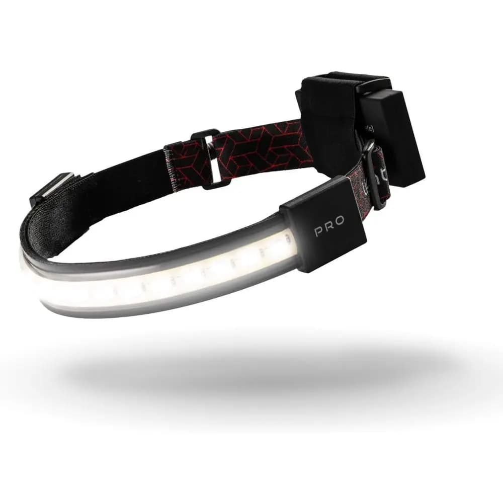 LIGHTBAR | LED lamp, from 300 to 500 Lumens, Available with Spot Light and Red Light on Selected Models - Perfect for Camping, Running and Cycling