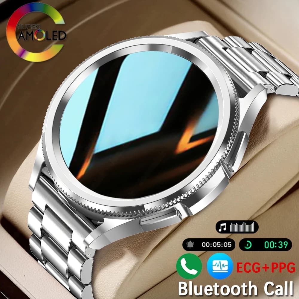 2025 Nuovo Orologio 6 Classico Smart Watch Monitoraggio della Salute Frequenza Cardiaca Sport Orologio Impermeabile GPS NFC HD Chiamata Bluetooth Orologio da Uomo
