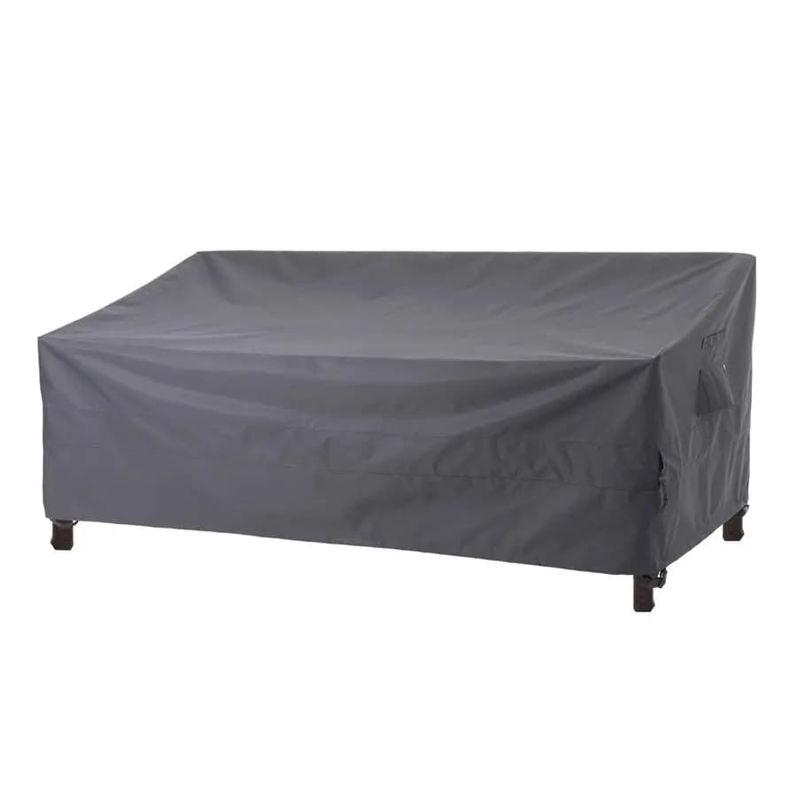 3-seater Ripstop outdoor sofa cover, durable, waterproof and windproof patio sofa cover, 82W x 39D x 36H, grey