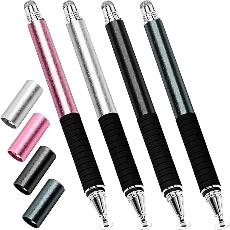 Penna Touch per iPhone iPad, Stilo Capacitivo, Penna per Schermo Tablet, Universale per Android iOS, Oro Rosa, Argento, 9 Colori