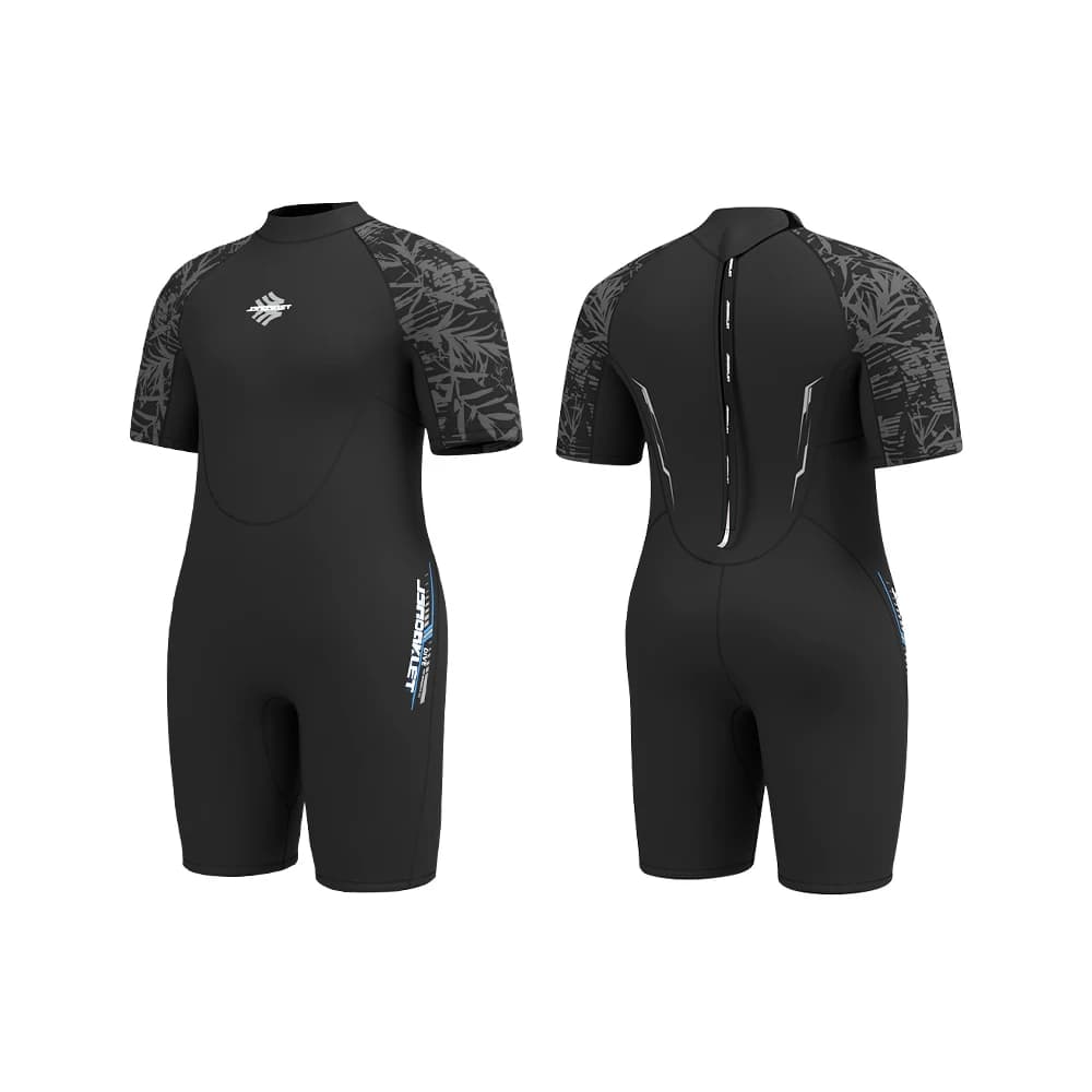 Men's Short Mute in 3mm Strong Size neoprene, Hot, Thermal, Short Sleeves, Back Hinge, Surfing, Swimming, Snorkeling