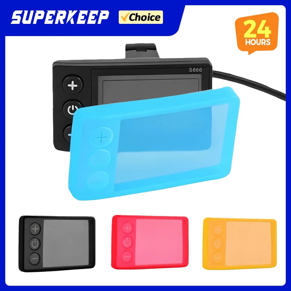 Custodia protettiva in silicone per display scooter elettrico per S886 Ebike per SmartGyro Rockway/Speedway Parte di copertura del pannello del cruscotto