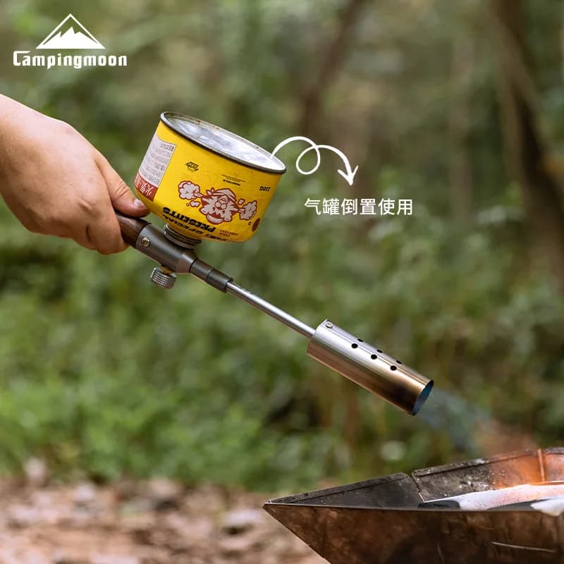 CAMPINGMOON MT-3955 High-Power Spray Gun for Outdoor Camping,High Heat, Extendable,Dual-Length Usage with Storage Bag Included