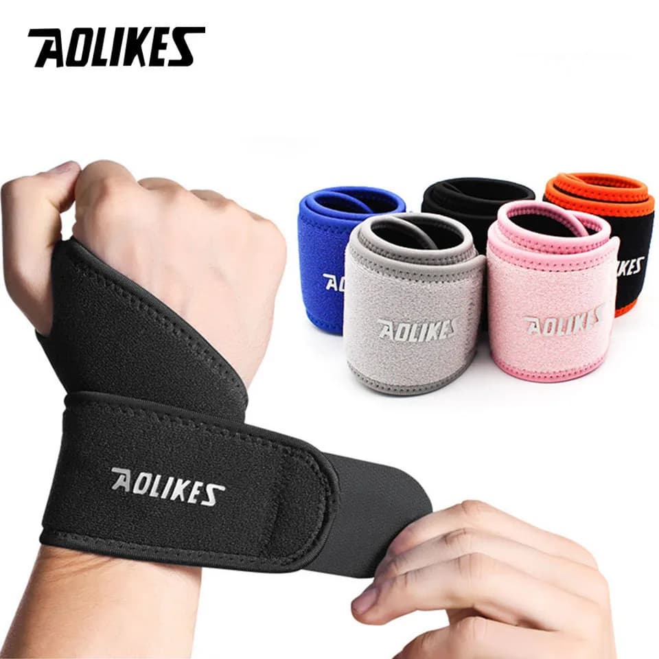 AOLIKES 1PC Polsino Regolabile Tunnel Carpale Brace Supporto per il Polso Sport Tendinite Sollievo dal Dolore per Artrite Polso Fasciatura Wrap