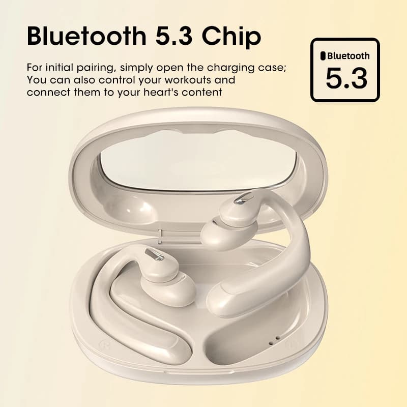 Wireless OWS 2026 Sports Audiences with Ear Hook, Air Conduction, Bluetooth 5.3, TWS