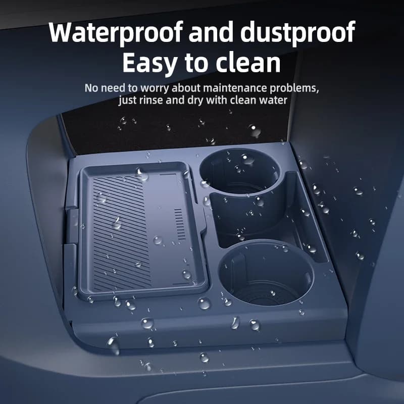 2024 For Zeekr 009: Silicone Organizing Mat for Vano Bearings Under the Central Console, Interior Car Accessories