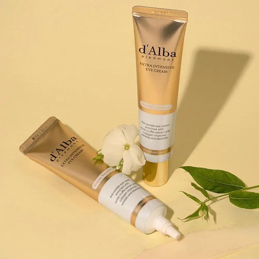 1/2 pezzi di crema doppia al tartufo bianco e vitamina E, idrata, lenisce, nutre la pelle sensibile e secca, crema per la cura degli occhi ad assorbimento rapido
