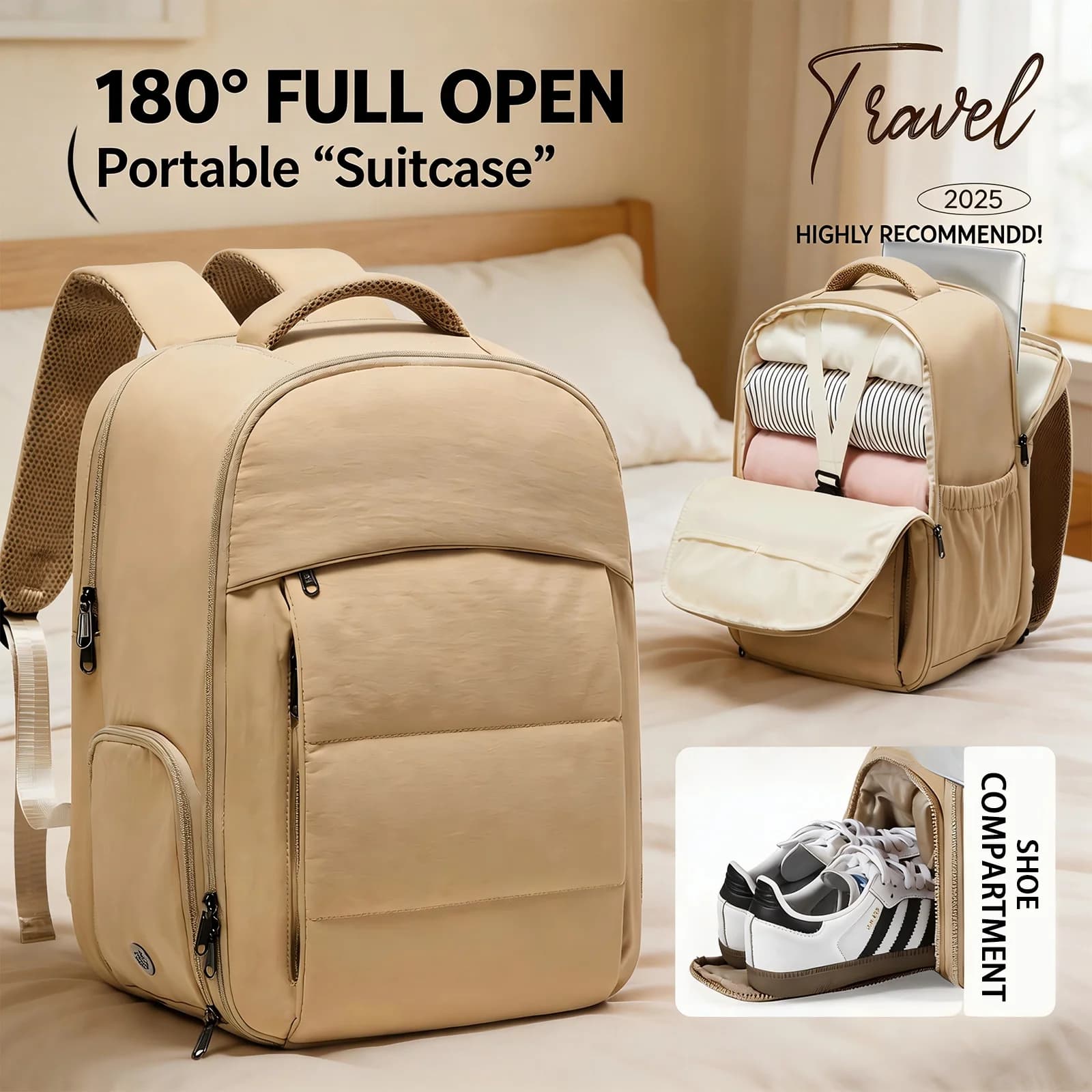 Zaino Ryanair 40x30x20 Resistente all'Acqua, Borsa Multifunzionale da Cabina per Viaggi, Zaino per Notebook, Bagaglio a Mano Easyjet
