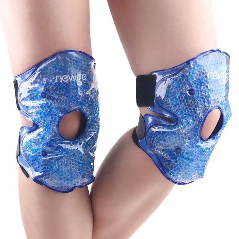 Impacco di ghiaccio in Gel riutilizzabile per il supporto del ginocchio per lesioni sportive pacchetto flessibile per chirurgia del ginocchio per alleviare il dolore impacco caldo freddo terapia dell'involucro