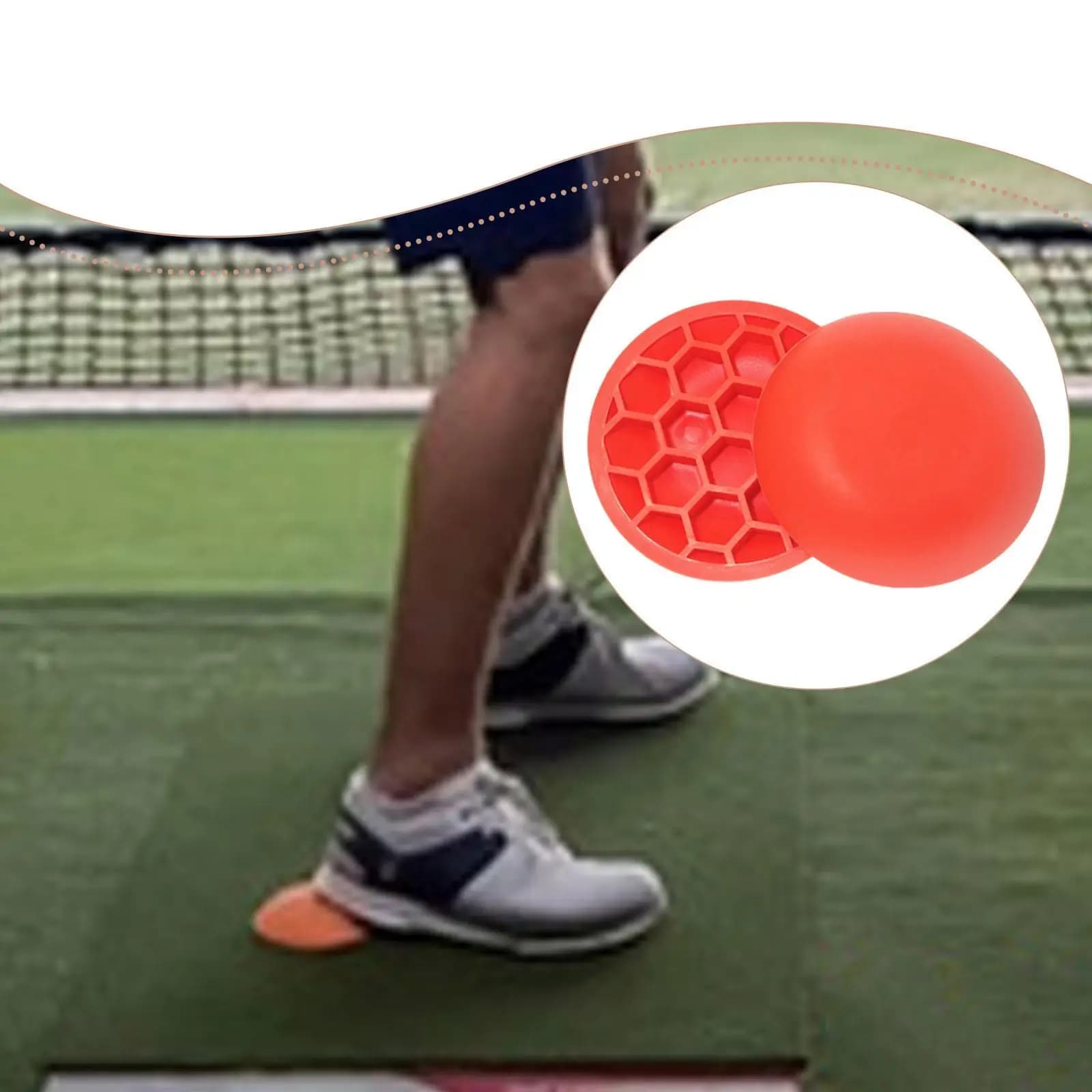 Golf Ground Force Plate Swing Aid Golf Mat Stability Trainer Weight Transfer Tool Rubber for Golf Accessories Sport Practice