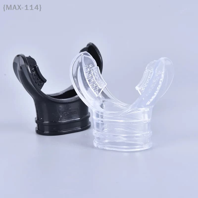 {MAX-114} 1 piece of mouthpiece for silicone dive pipe - Bocchino regulating accessory for underwater immersion