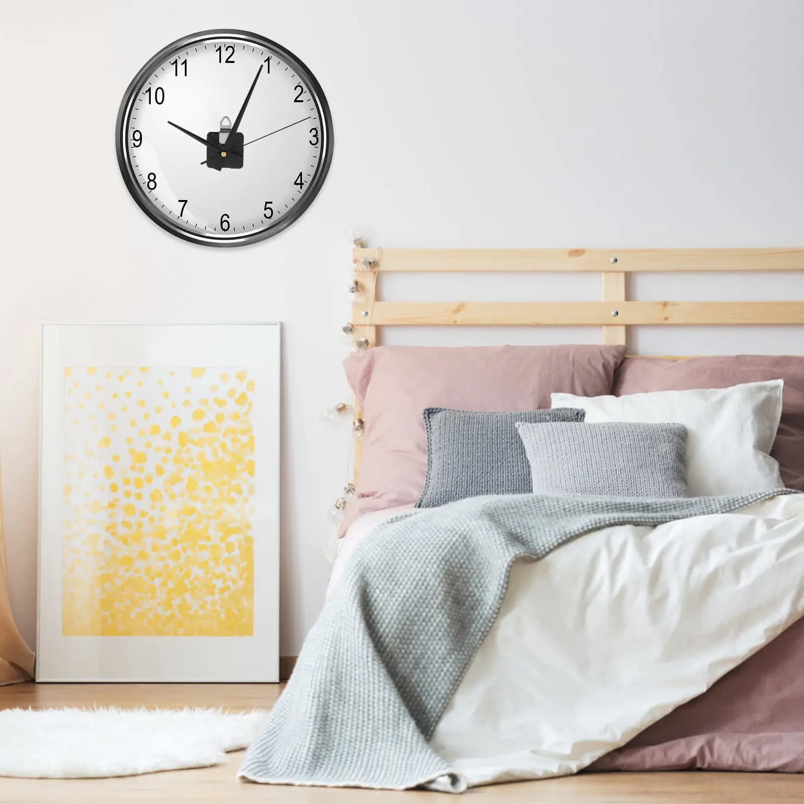 Set di Movimenti per Orologi al Quarzo Minimalisti, Kit Meccanismo Silenzioso per Orologi da Parete Senza Cornice, Progetti Artigianali e Riparazioni