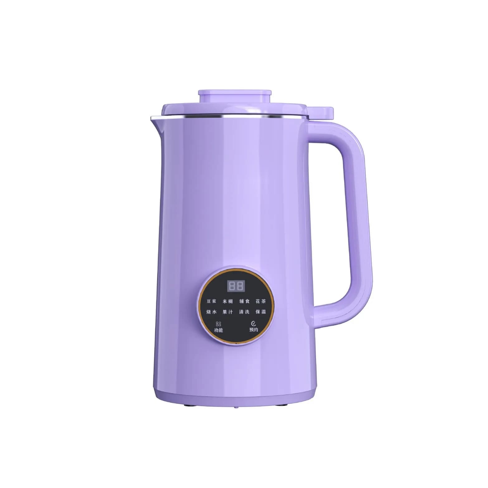 Multifunctional Low Noise Mini Blender Food Processor Filter- Stainless Steel Soy Milk Maker Household Use Touch Control