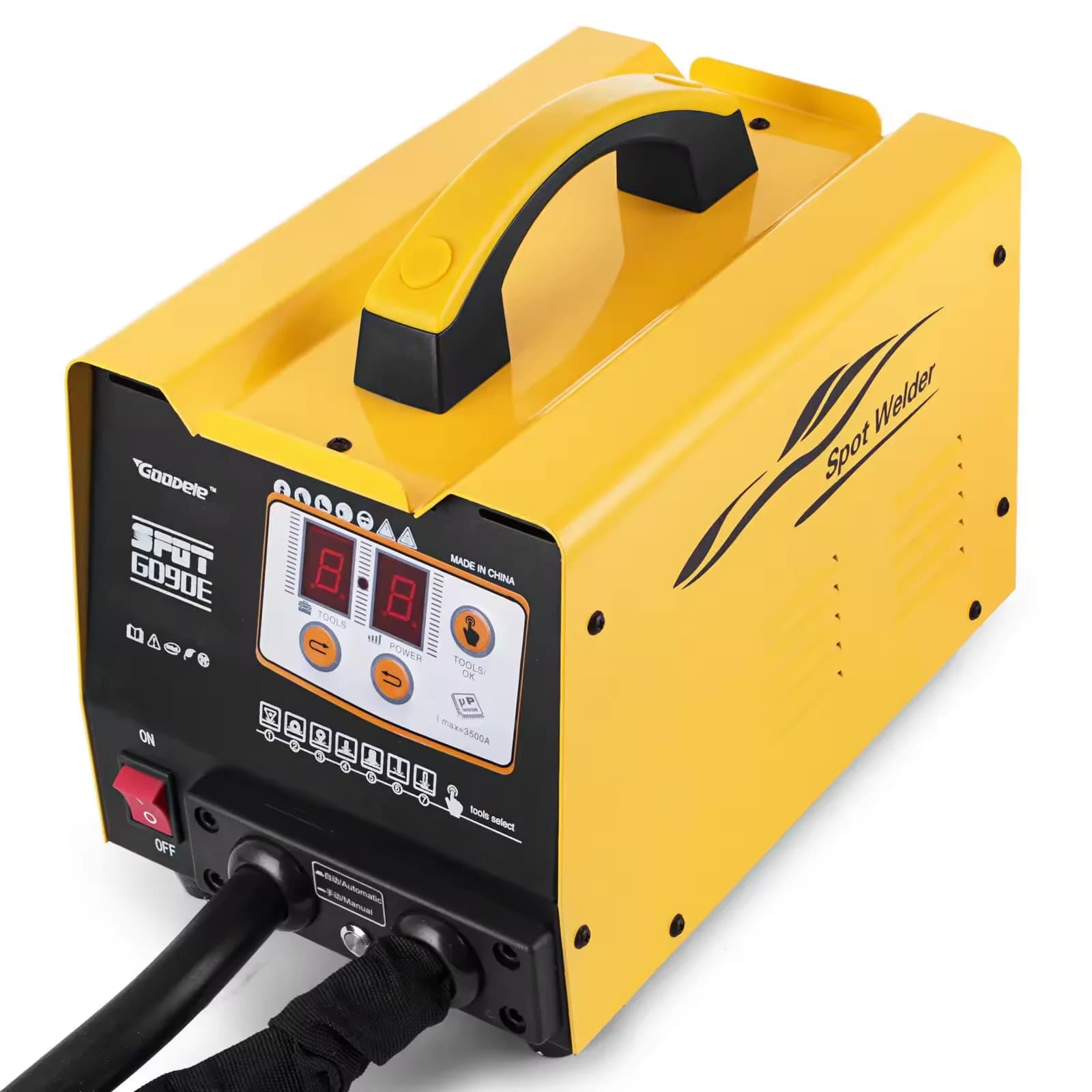 3KW Spot Dent Puller Saldatore Pannello auto Spot Puller Vuoto Dent Riparazione Saldatura Raddrizzamento Appiccicaggio Linea d'onda per porta cofano