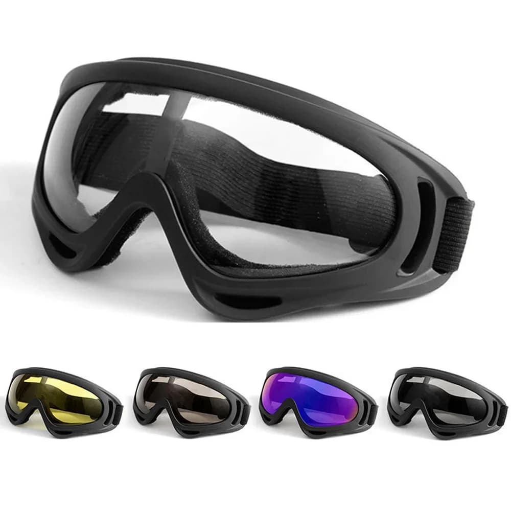Occhiali da esterno Prevenzione polvere Splash Occhiali tattici militari A prova di esplosione Moto Sci Escursione Maschera da uomo Accessori per occhiali
