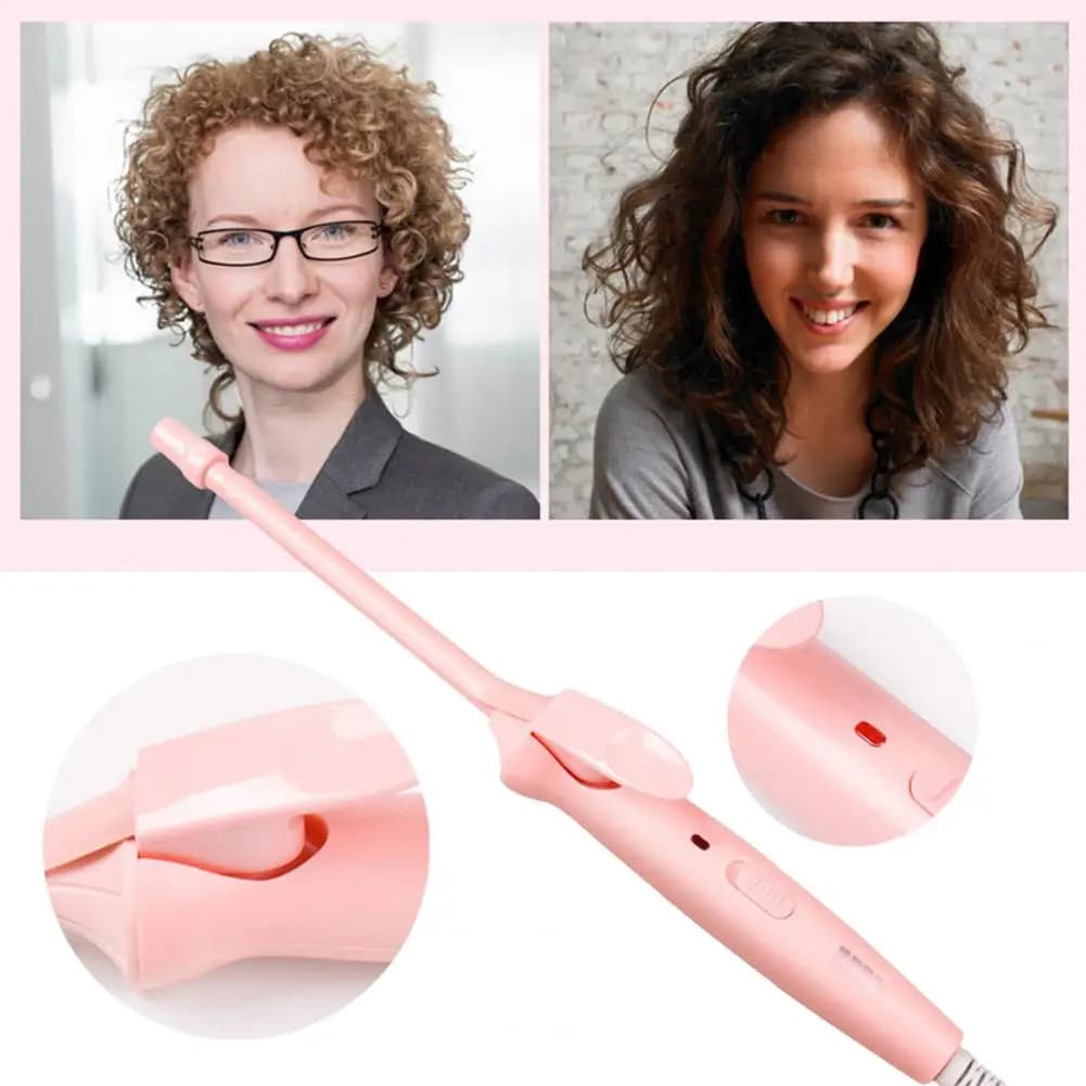 Stylish Iron Hairpins in Lana Anti-coating Safe Easy to Use for Ricci in wool 9MM Hairstyle Tool