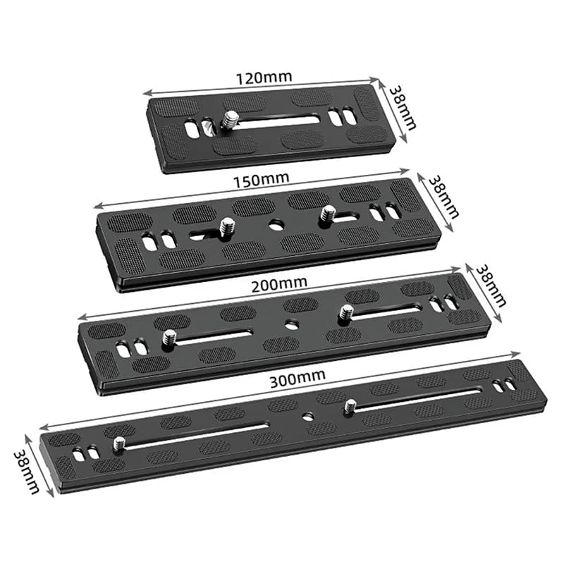 New Universal Aluminum Alloy Quick Release Plate Tripod Mount Adapter With 1/4 Screw For Tripod Ball Head And Camera