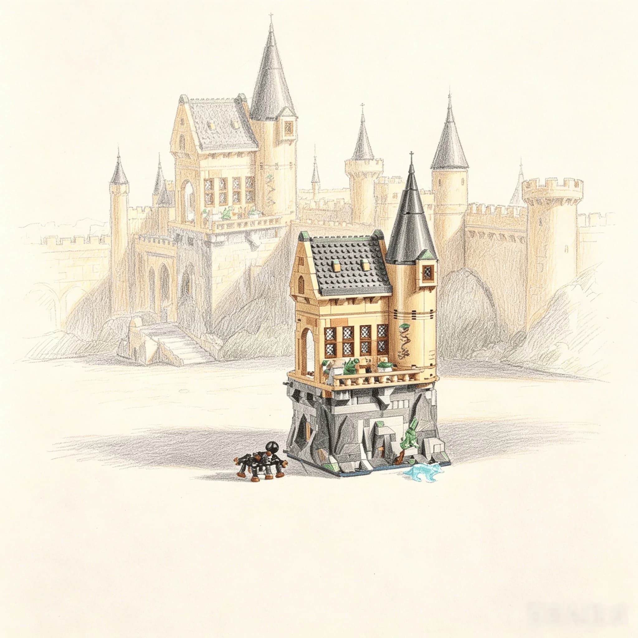 In Stock 907PCS Infirmary School Clinic Magical Themed Puzzle Building Blocks Toy Gift for Adults on Birthday Christmas