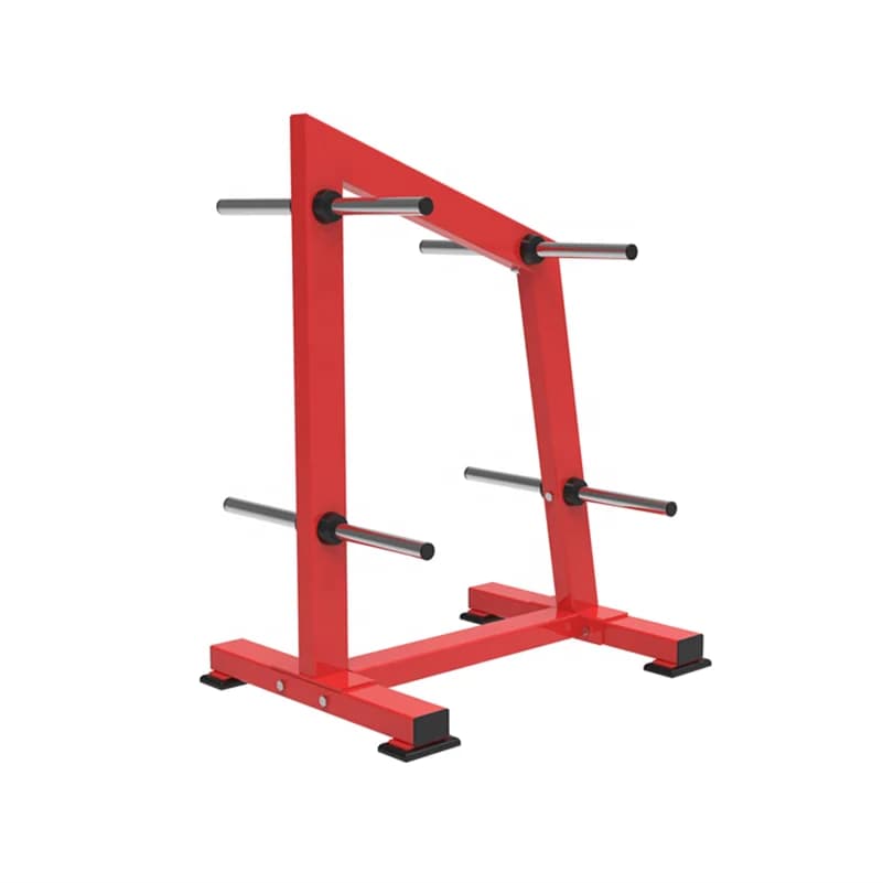 Gym Bumper Weight Plate Organizer for Commercial Barbell Plate Storage Rack