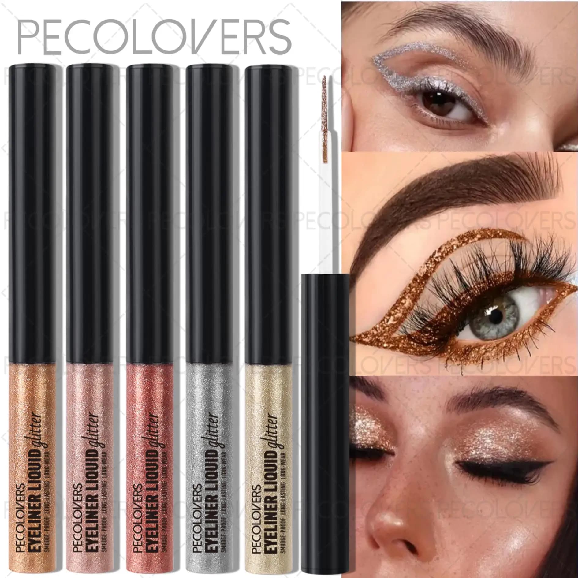 Bright liquid eyeliner, smooth finish, drought proof, highly pigmented, shadow, make-up for musical festivals