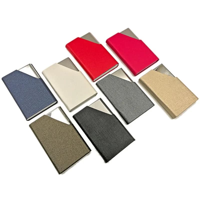 Stainless Steel Business Card Case Aluminum Alloy Business Card Holder Business Card Holder Storage Iron Box