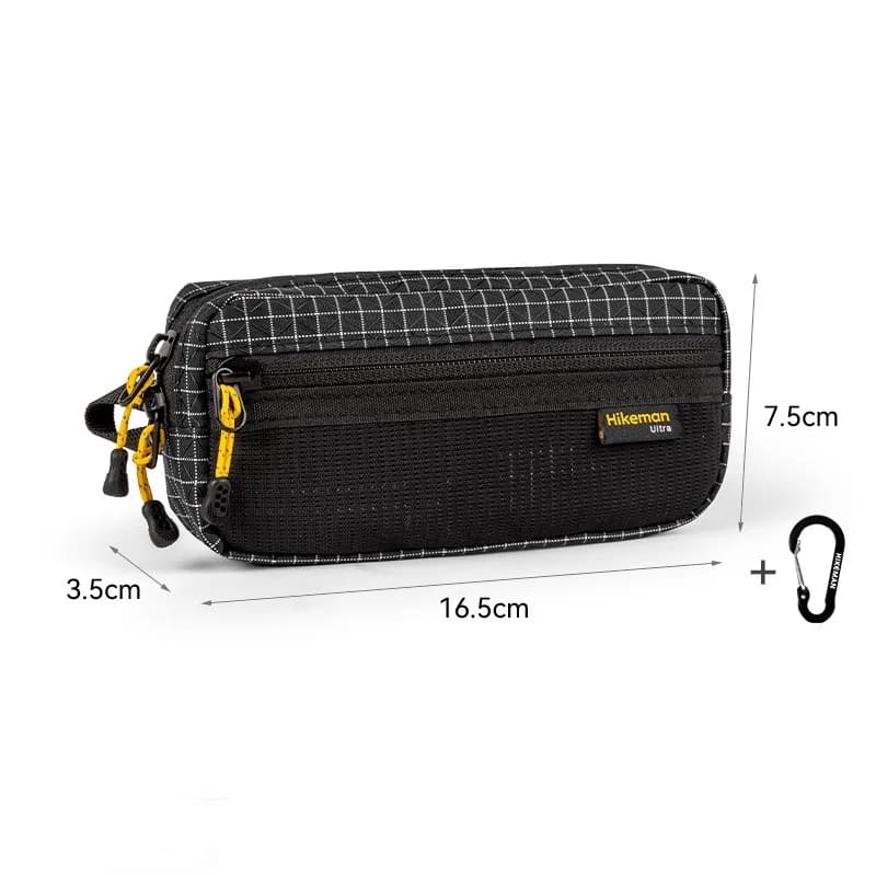 Hikeman Outdoor Camping Tactical Pouch, Multi-Functional Waist Pack MOLLE Attachment Bag, Portable EDC First Aid Tool Organizer