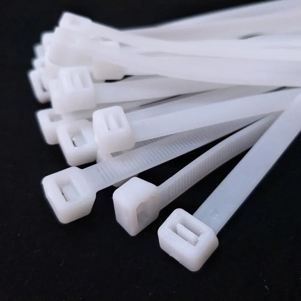 1000 Pezzi Fascette per Cavi in Nylon 3x200mm Autobloccanti Resistenti alle Intemperie Impermeabili per Cablaggio Interno ed Esterno