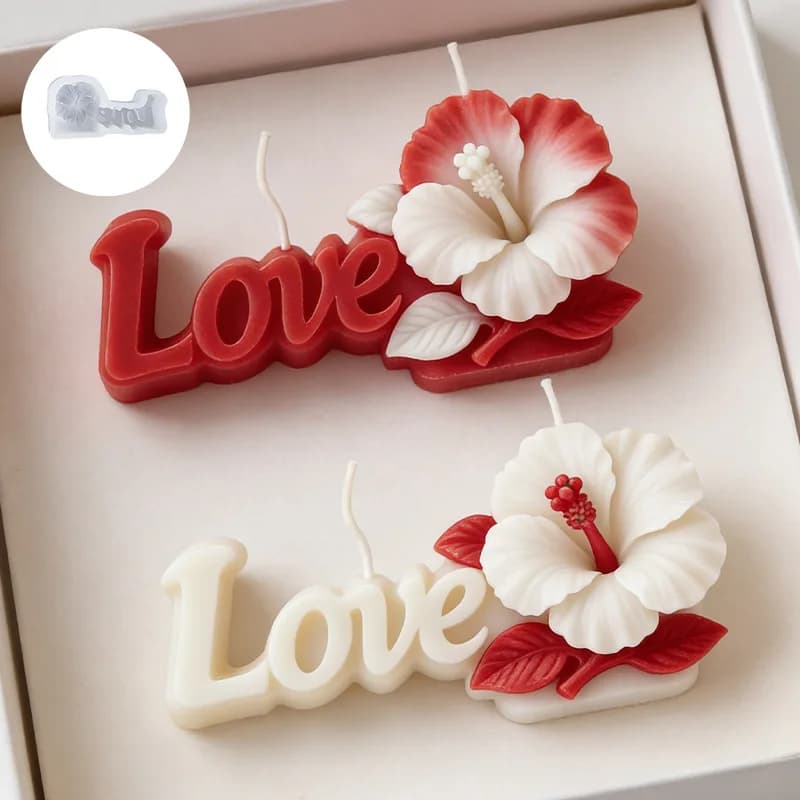 Stampo in Silicone a Forma di Rosa per Candele Fai-da-Te, Saponi, Resina Epossidica, Decorazioni per la Casa, Regalo Romantico per San Valentino