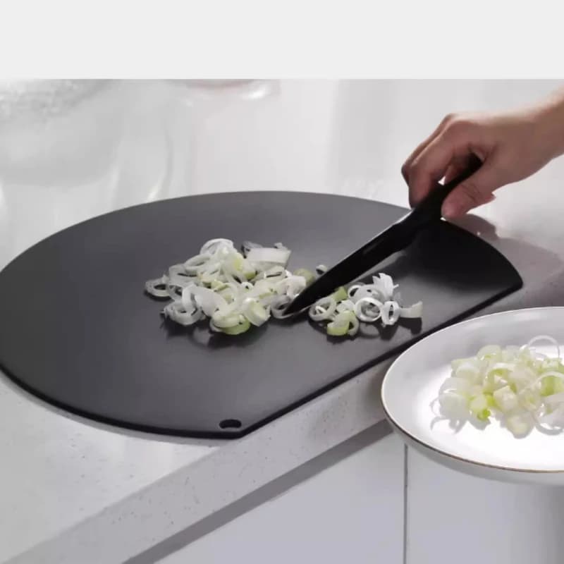 Tagliere semicircolare per alimenti per uso domestico LMM, tagliere da cucina per frutta e verdura