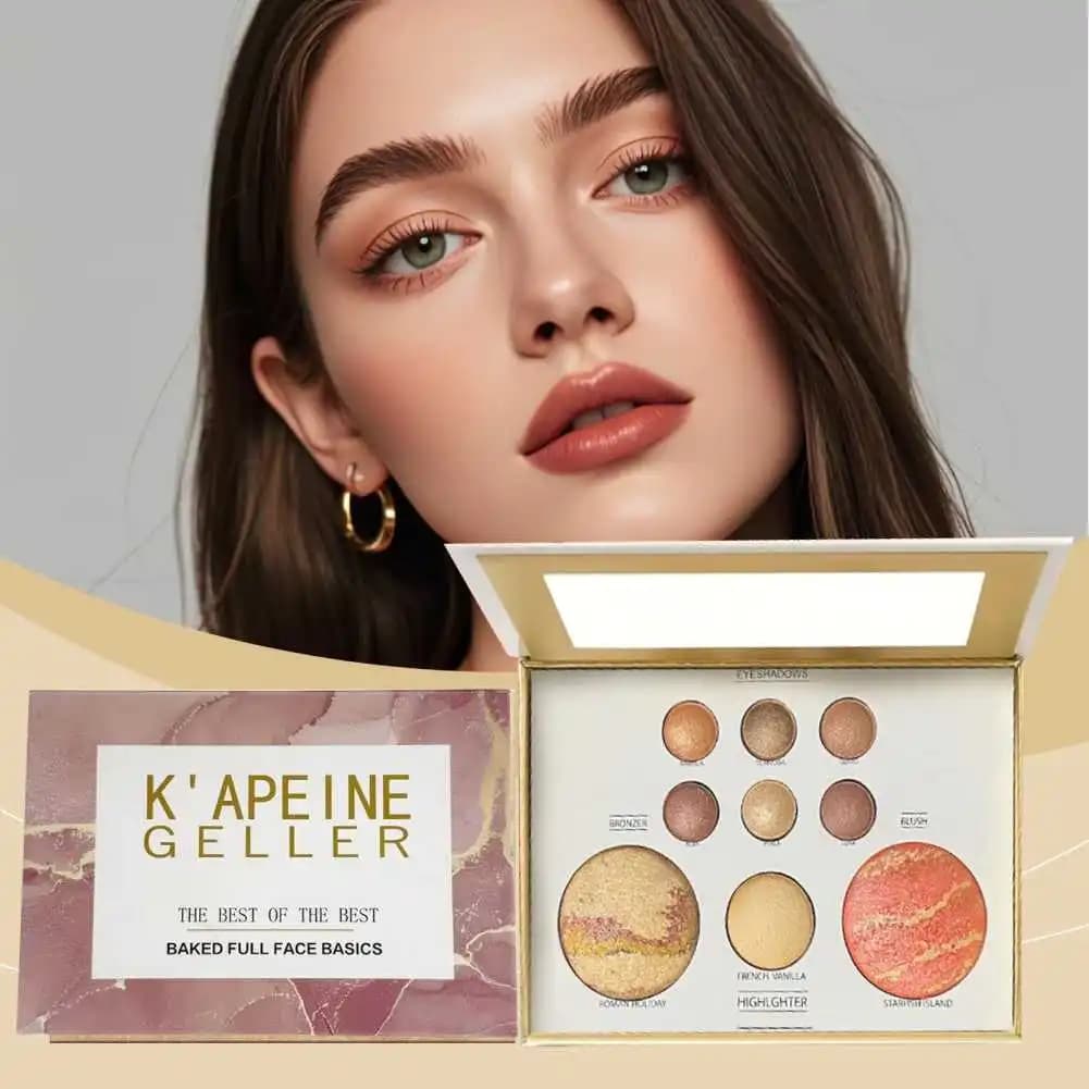 7/9 Color Shade Palette Ground Color Pearled Umbrella Portable Long Lifetime Facelift All-in-one Makeup High Light