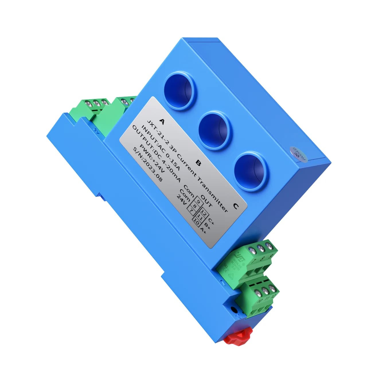 Trasmettitore di corrente alternata trifase 4-20mA 0-10V RS485 AC 0-30A 0-20A 0-10A 50A trasduttore di corrente trifase