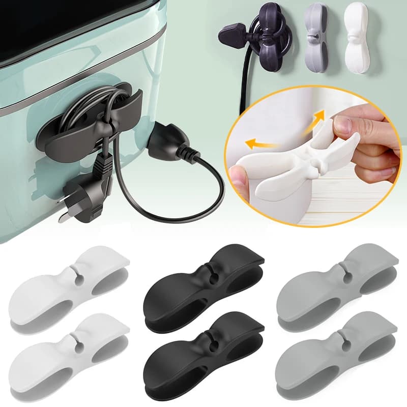 3-6 pezzi organizzatore avvolgicavo per elettrodomestici da cucina avvolgicavo gestione cavi supporto clip per friggitrice ad aria fissatore macchina da caffè