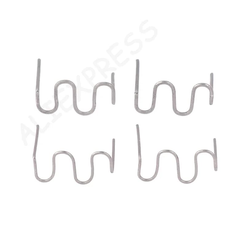 New500 Pz 0.6/0.8mm Cucitrice A Caldo Graffette Per Saldatore di Plastica Riparazione di Plastica Standard Pre Cut Onda Graffette Saldatura Strumenti di Saldatura