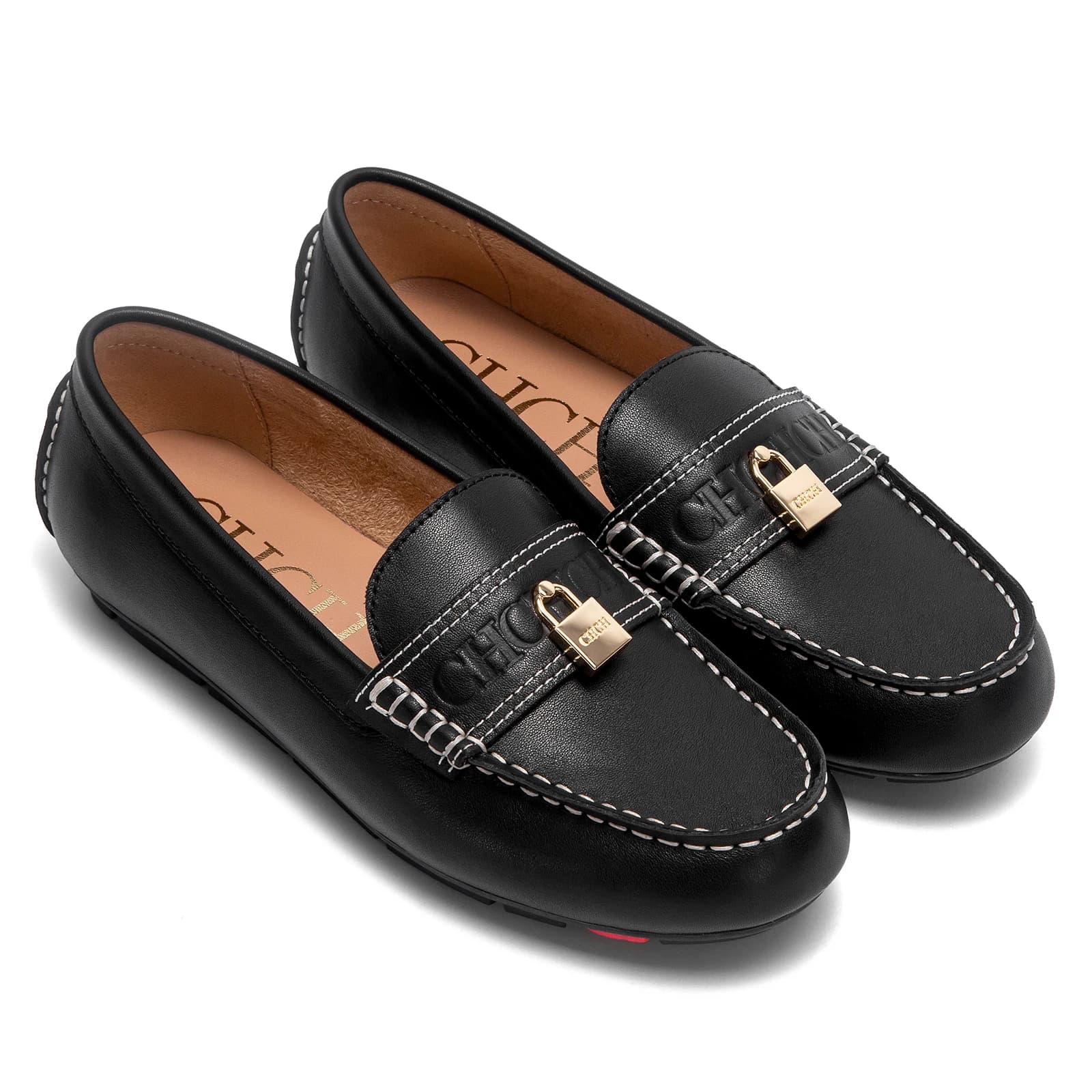 Scarpe basse da donna CH 2026 Primavera Nuovi mocassini da donna in pelle di mucca Business Commuter