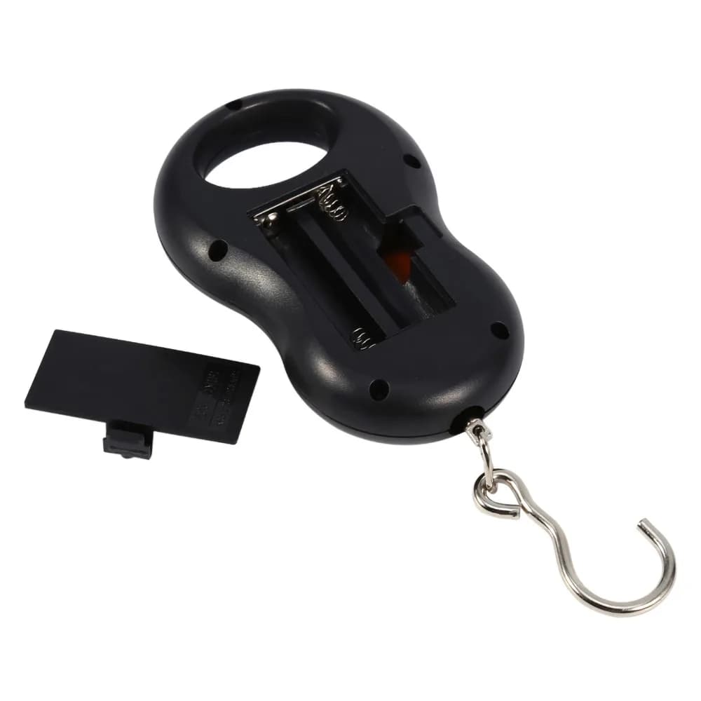 ABS Digital Hanging Scale Black LCD Display Backlight Luggage Hook Scale Electronic Weigting Hook Design