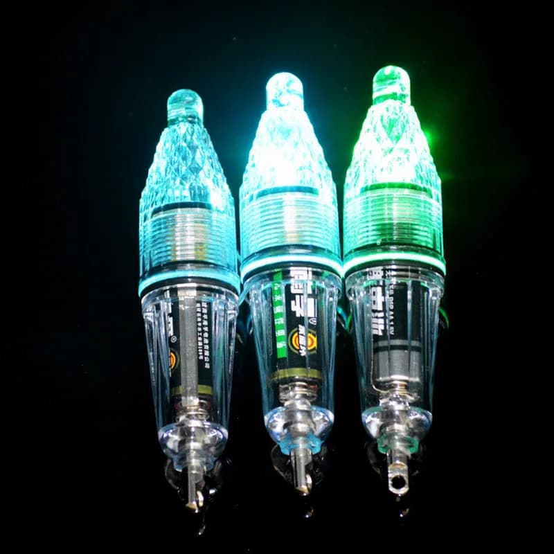 Smart Kingfisher Green LED Luce da pesca notturna Raccolta di pesci Attirando esca Attraente attrattivo Lampada subacquea impermeabile