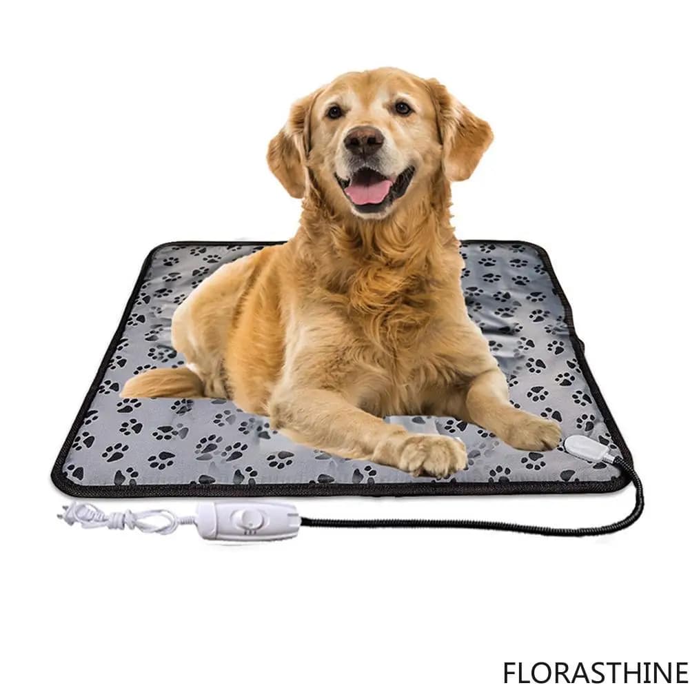 Pet Dog Bed Electric Blanket Heating Pad Dog Cat Bed Chair Mat Adjustable Waterproof Temperature Chair Cushion Beds Supplies