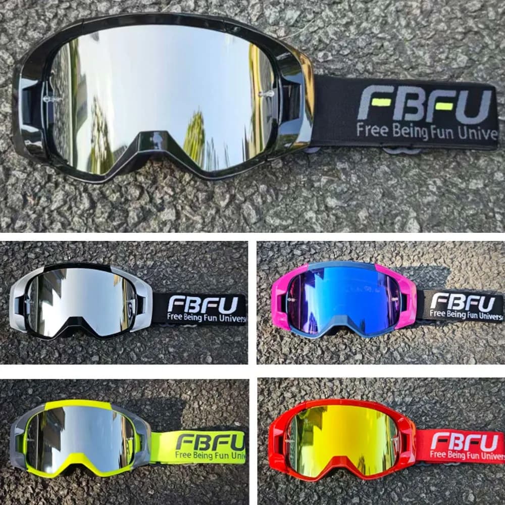 All Terrain Snow Resort Ski Goggles Frost Resistant Weatherproof For Complex Snowy Environment Activities