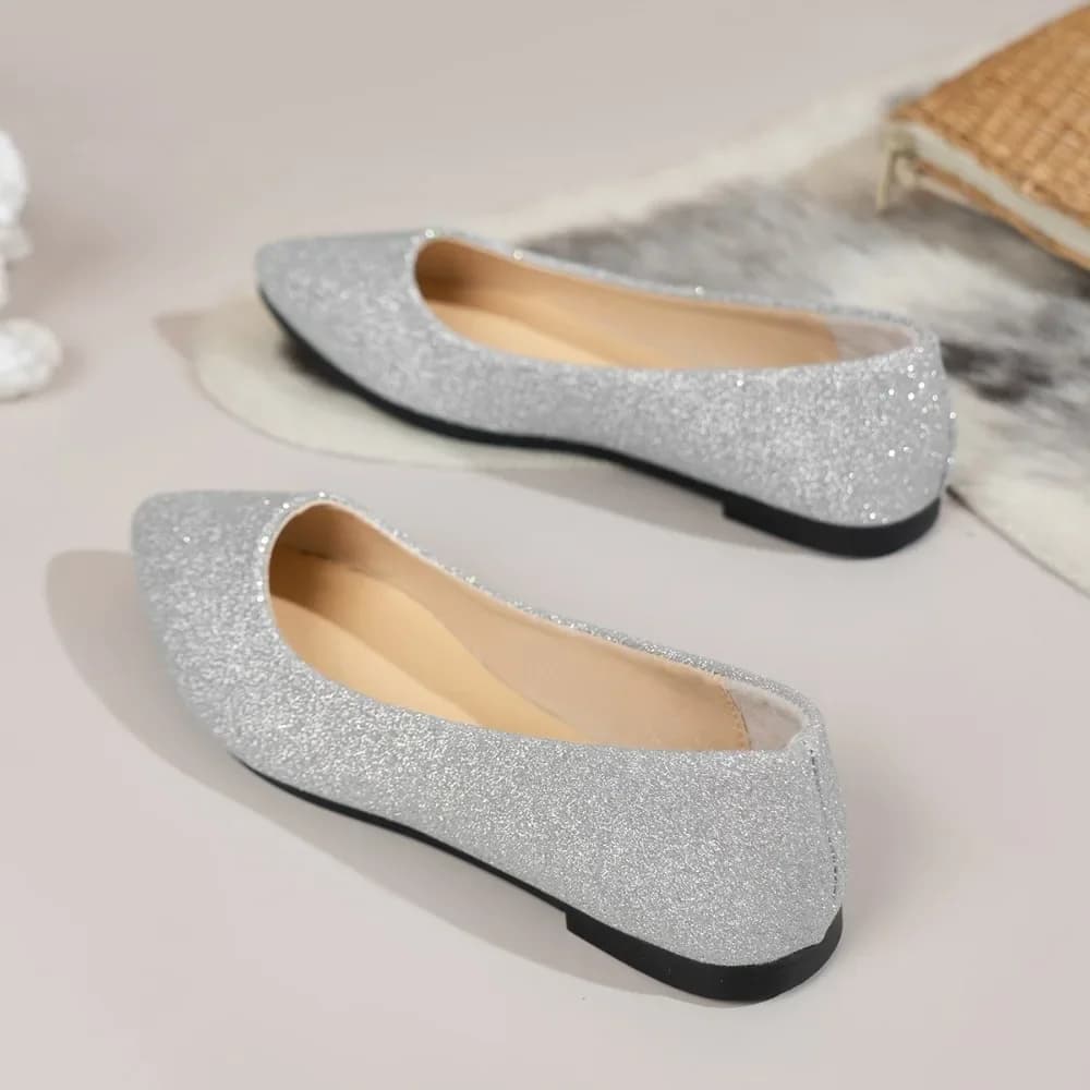 Nuove donne di arrivo punta a punta belle e moda primavera autunno scarpe Ballerina piatta comode scarpe Casual 2024 da donna