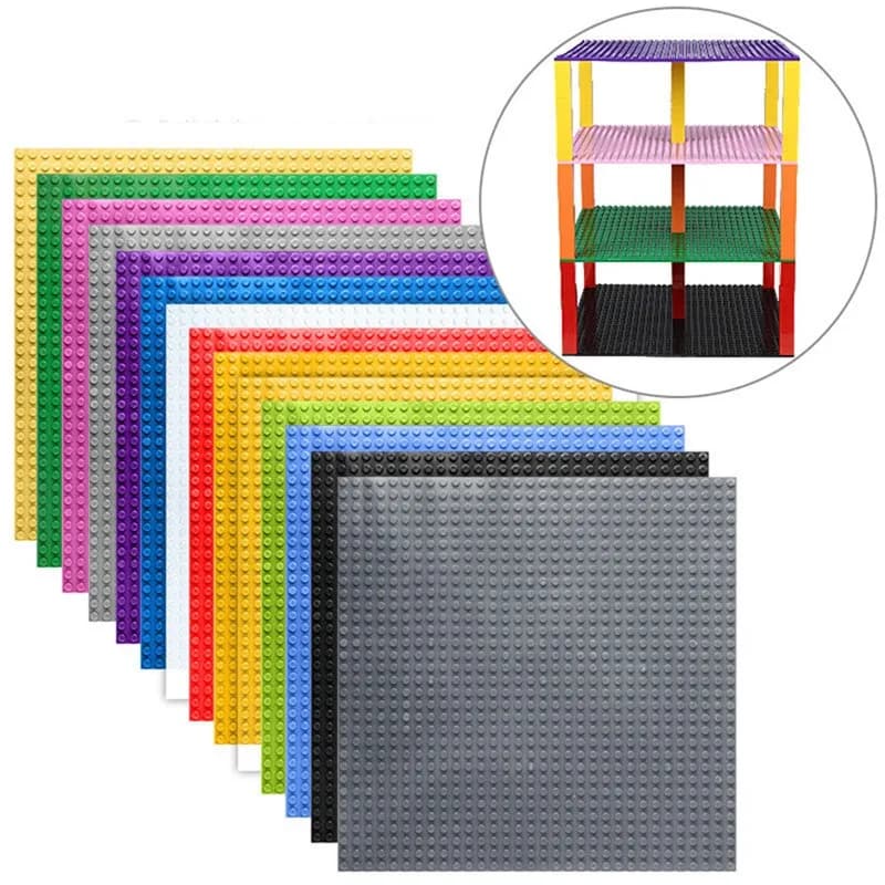 32*32 Punti Piastra Base A Doppia Faccia Blocchi di Costruzione Porte e Finestre Piastra di Base Classica Mattoni Giocattoli Per Bambini Blocchi di Marca Compatibili