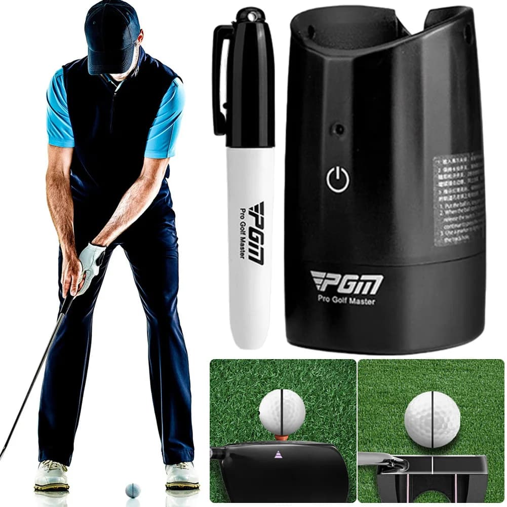 Il tracciatore elettrico da golf trova la linea di distribuzione della gravità Indicatore di palline da golf Accessori da golf per tracciatore da golf elettrico in PP