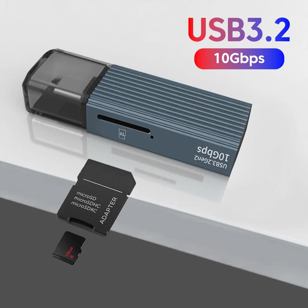 Lettore di schede di memoria USB C a TF, lettore di schede USB 2.0 compatibile con iPhone 15 Pro, iPad, Mac, MacBook, laptop, lettore di schede TF OTG USB