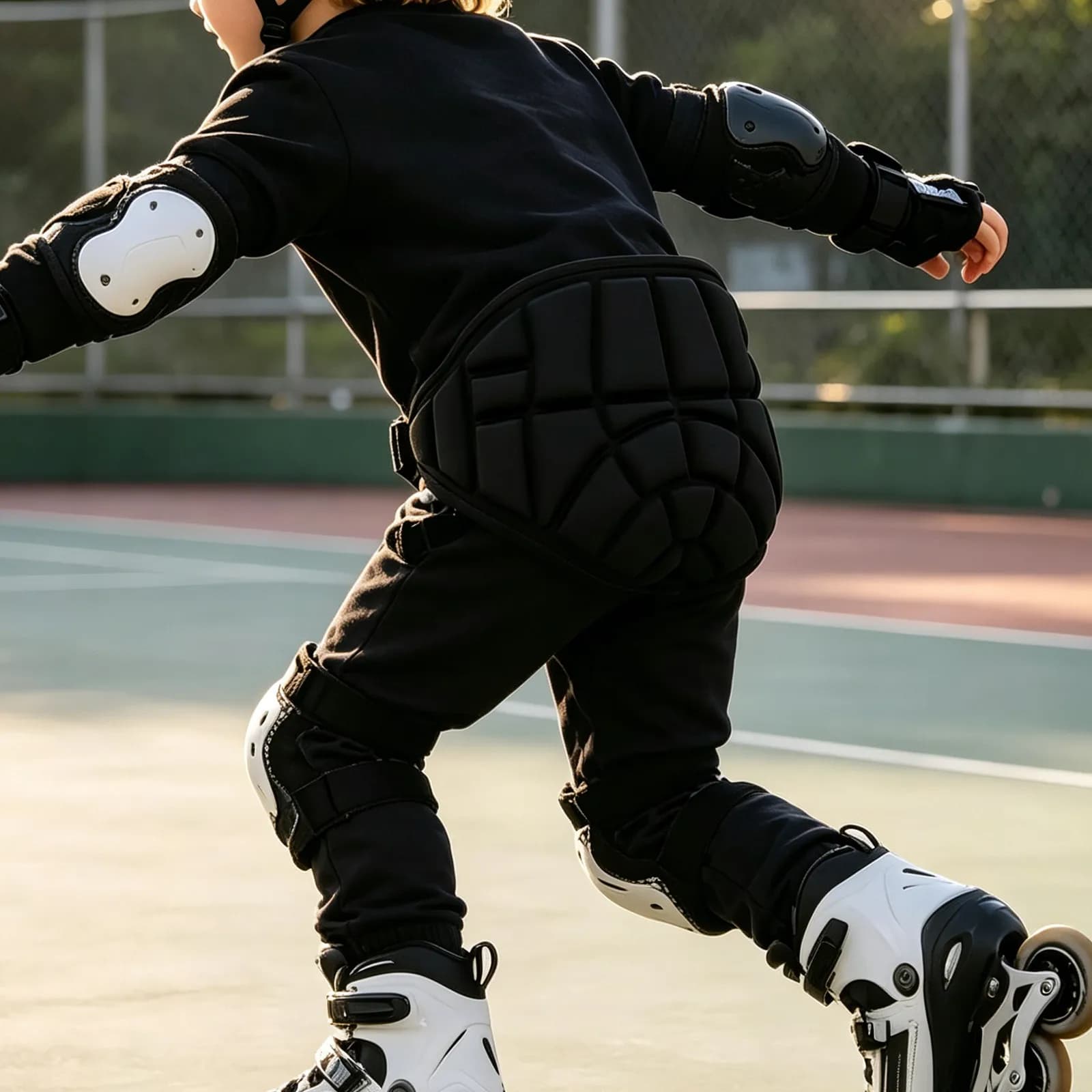 Versatile Skating Butt Pads Ice Skating Crash Pads Skiing Hip Protectors for Kids Adults Comfortable Adjustable Fit Winter