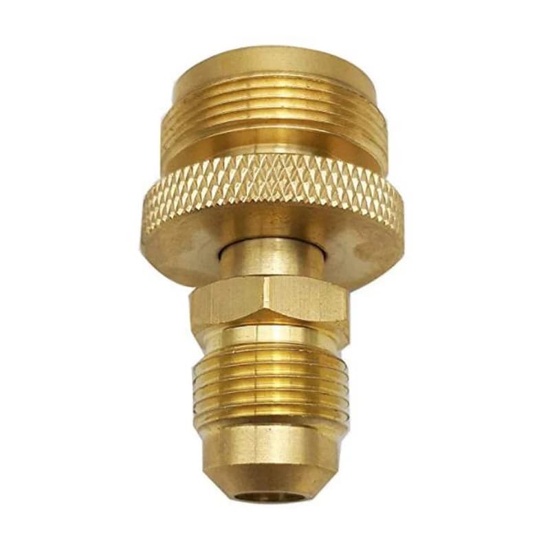 3/8 Connector Male Filettato Portable Camping Grill Stufa Parts 1lb Tank Propano Cansiter Regulator Adapter Connection Converter