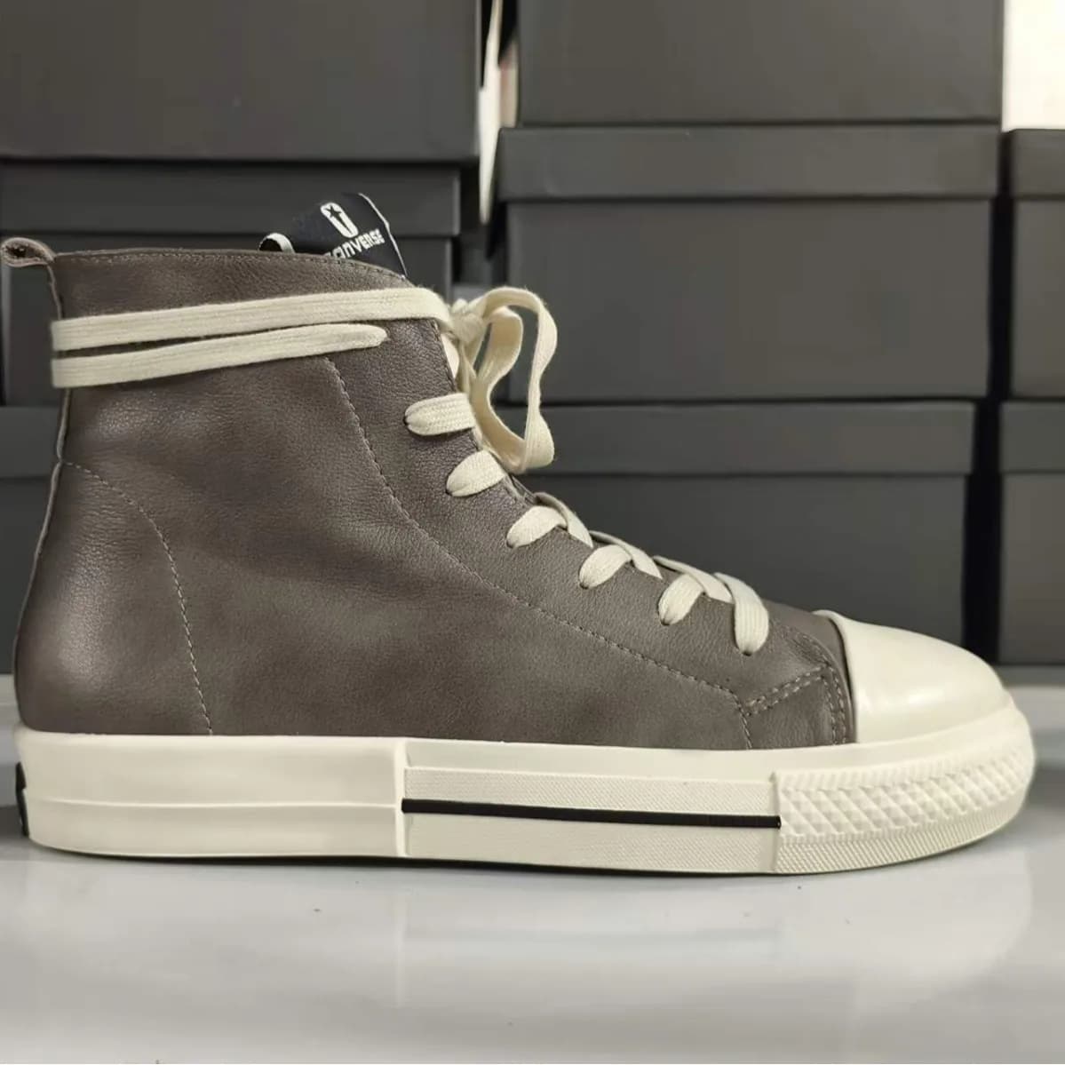 Unisex High-Top Canvas Sneakers | Thick Sole Zip-Up Summer Shoes | Casual Couple's Lace-Up Plimsolls for Men & Women