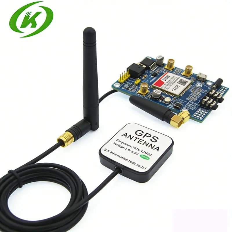 Set SIM808 GSM GPRS GPS module with GPS antenna IPX SMA for Raspberry Pi, Supports SIM cards 2G 3G 4G