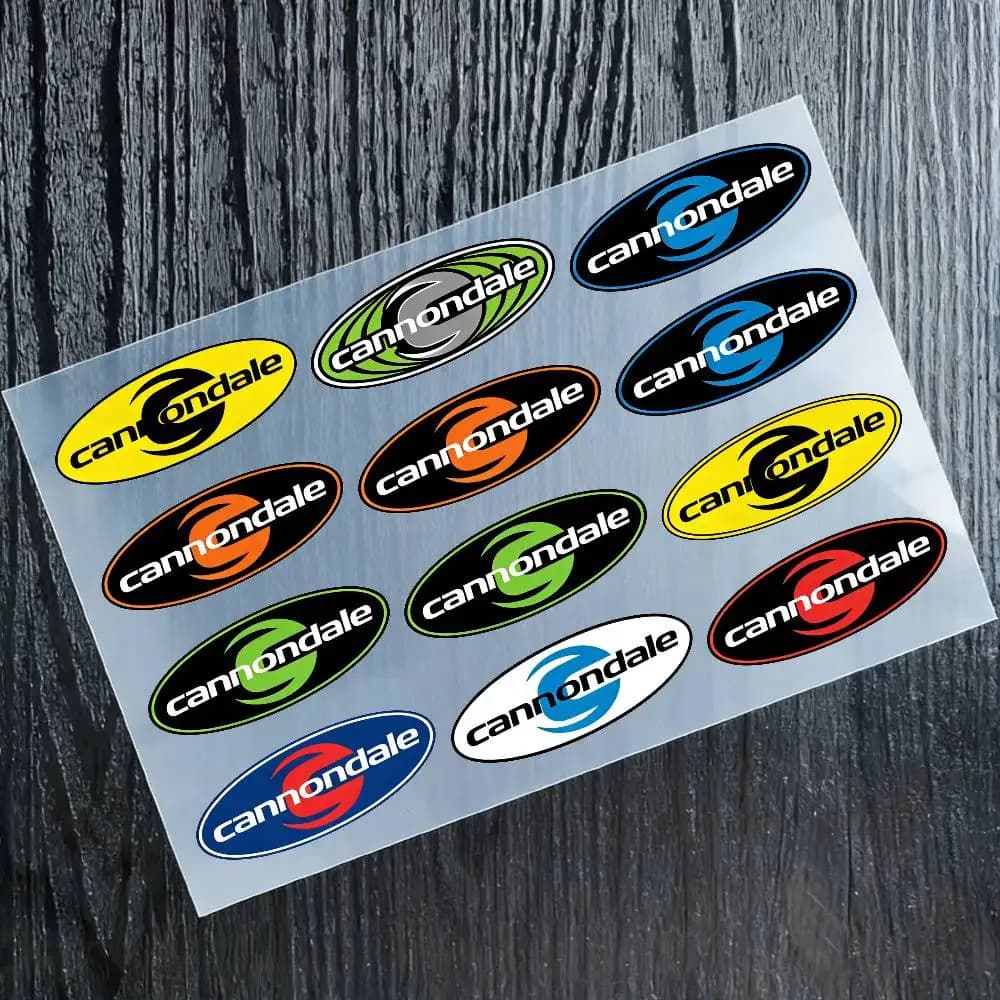 Reflective Stickers for Moto Cannondale, Decalcomanie in Vinile Waterproof for Motorcycle Helmet, Fuel Tank, Bicycle